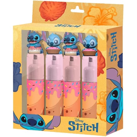 Karactermania - Disney Lilo en Stitch - 4 Markeerstiften - Alcohol markers - 4 Marker Set - Pink