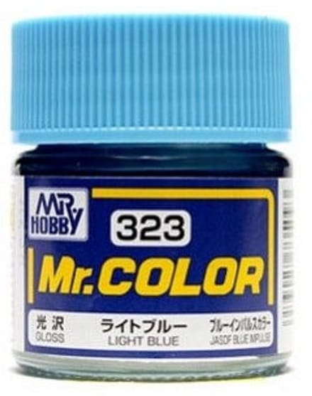 Gunze Mr. Hobby C-323 - Mr. Color 10 ml Light Blue - Lacquer Modelbouwverf