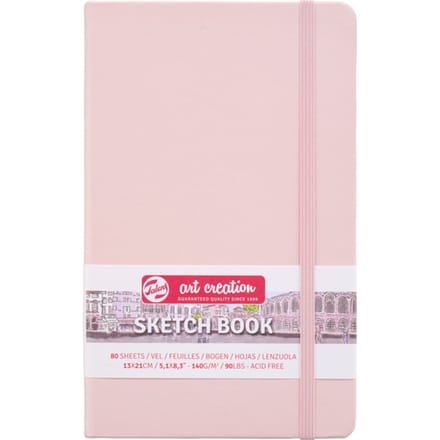 Talens Art Creation Schetsboek Pastel Roze 13 x 21 cm 140 g 80 Vellen