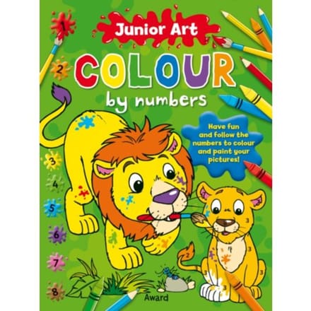 Junior Art Colour By Numbers: Lion - Junior Art Colour By Numbers - Angela Hewitt