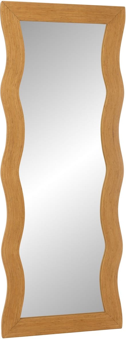 J-Line spiegel Onregelmatig - hout - naturel