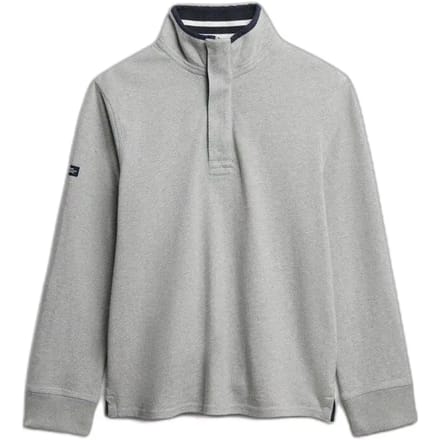 Superdry - Cotton Classics Jersey Sweatshirt Met Halve Rits - Heren - Truien