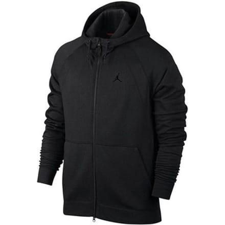 Veste à capuche zippée Jordan couleur unie avec logo pour homme Vêtements d'extérieur Noir 860197-010 S black