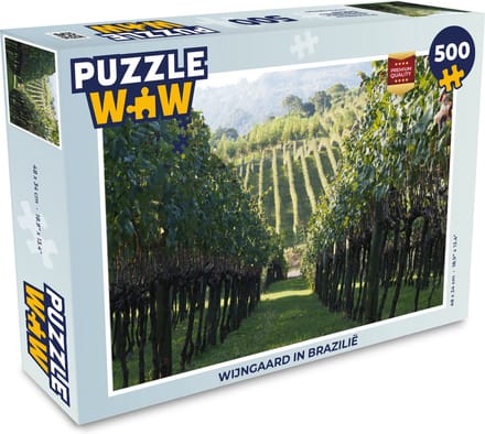 Puzzel Wijngaard in Brazilië - Legpuzzel - Puzzel 500 stukjes