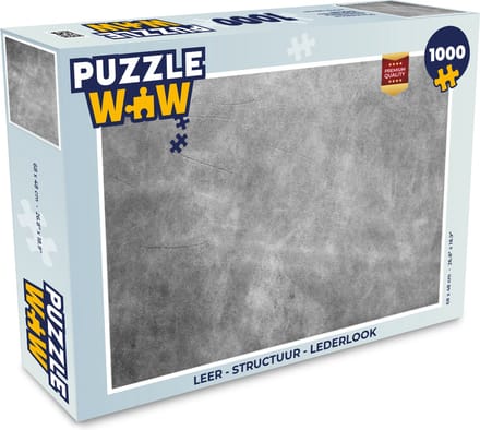 Puzzel Leer - Structuur - Lederlook - Legpuzzel - Puzzel 1000 stukjes volwassenen