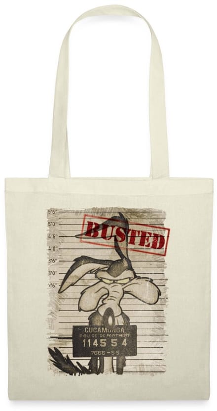 Looney Tunes Wile E. Coyote Busted Tas Van Stof Schoudertas