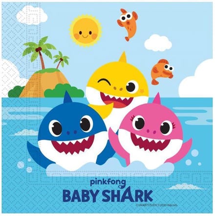 Baby Shark servetten
