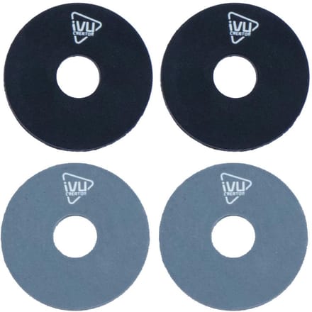 IVU Creator SB – blocs de sangle de guitare, verrous, rondelle en caoutchouc, accessoires de guitare, 4 pièces noir