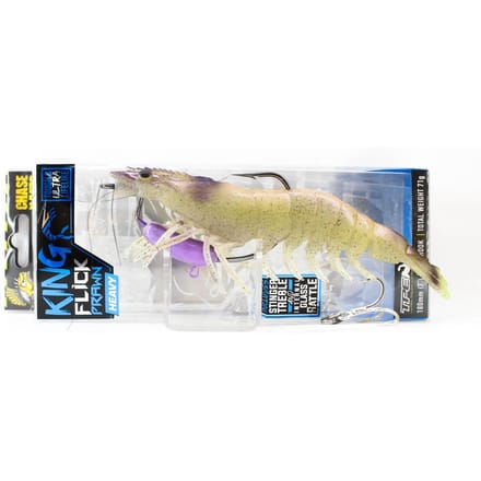 Chasebaits Flick Prawn King Heavy 180 mm 71 gram Zinkende Kunstaas 01 (6161)
