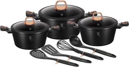 Berlinger Haus 6154 - 10 Delige pannenset - Black rose collection