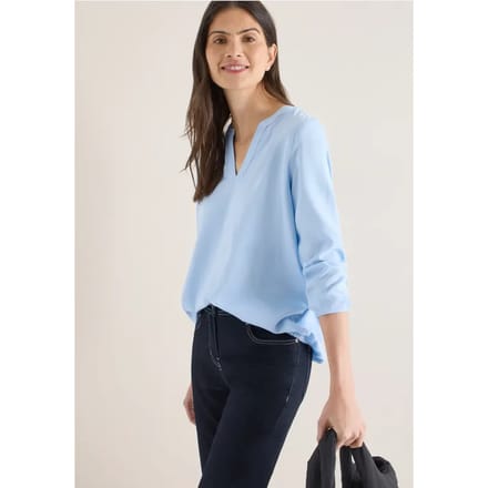 Blouse in effen kleur