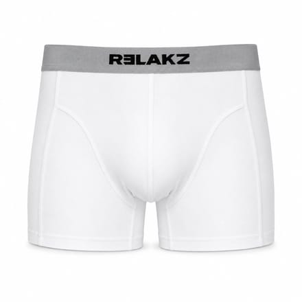 RELAKZ Heren Boxershorts Lenzing Modal 2-pack Wit M