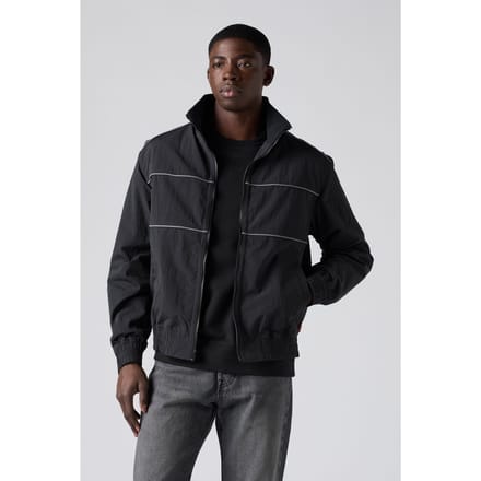 Levi's Heights Pipping Jacket Jet Black Taglia: S | Bomber Outlet | Uomo | Nero