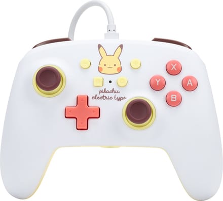 PowerA Enhanced Bekabeld Controller for Nintendo Switch - Pikachu Electric Type - Wired Controller - Nintendo Switch