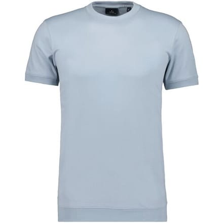 Ragman T-Shirt Uni Round Neck Pima Cotton with Cuffs Silver / male
