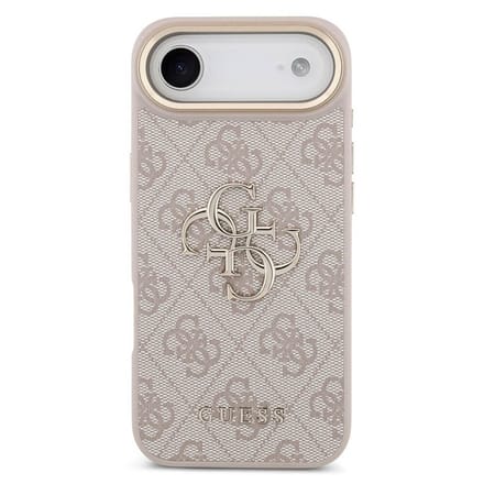 Guess Back Cover - iPhone 17 Air - Roze - Slanke TPU-bumper - Verhoogde randen voor bescherming