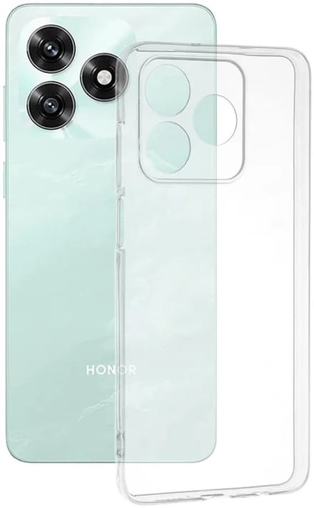 Hoesje geschikt voor HONOR X5c Plus - Techsuit Clear Silicone Back Cover - Transparant