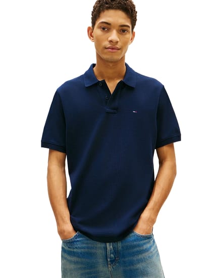 Tommy Hilfiger Regular Essential Polo Dark Blue Größe: M | Poloshirts Outlet | Herren | Blau