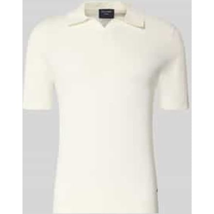 Slim fit Poloshirt van Mix van katoen en lyocell