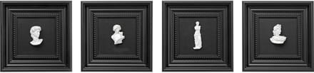 Schilderij borst (4/set) Kare Design
