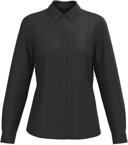 Vrouwen popeline polycotton blouse zonder zak Kariban Collection Corporate