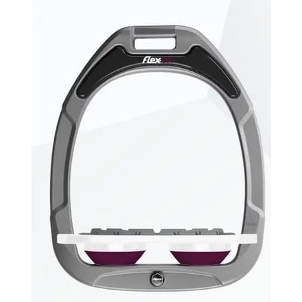 Platte Grip Aluminium/ Wit/ Pruim Flex-On Green Composite