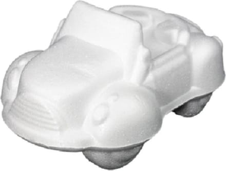 Styropor (piepschuim) auto 17 x 10,5 x 8,5 cm