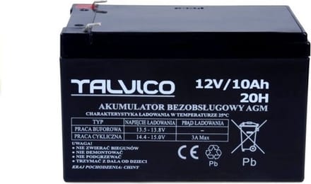 Gel accu - elektrische kinderauto - 12V / 10Ah - Zwart