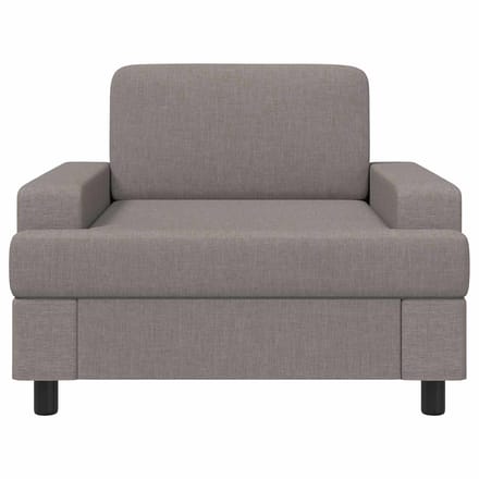 vidaXL - Fauteuil - Taupe - Stof