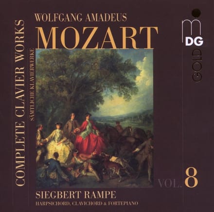 Siegbert Rampe - Mozart: Complete Clavier Works Vol. 8 (CD)
