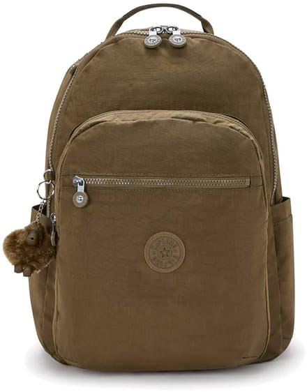 Kipling SEOUL Dames Rugzak - Smooth Khaki