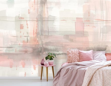 Fotobehang - Pastel - Abstract - Muurschildering - Muurdecoratie - (368 x 254 cm)