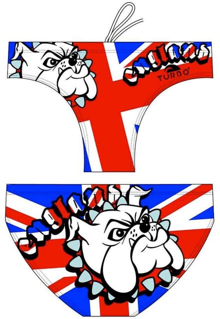 Turbo England Bulldog Zwemslip Wit S Man