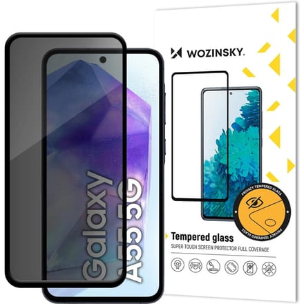 Wozinsky Privacy Glass Tempered Glass for Samsung Galaxy A56 / A36 with Anti Spy Filter Privacy