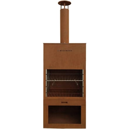 Westmann Barbecue en Open Haard Roest - 41x70x229 cm WMLG610-R