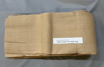 Camobob schaduwdoek coupon 118x1000cm sand, 340grams