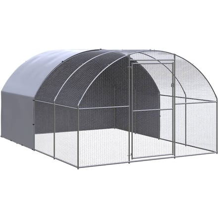 Vidaxl Buitenkooi voor Kippen, 3x4x2 m, Gegalvaniseerd Staal