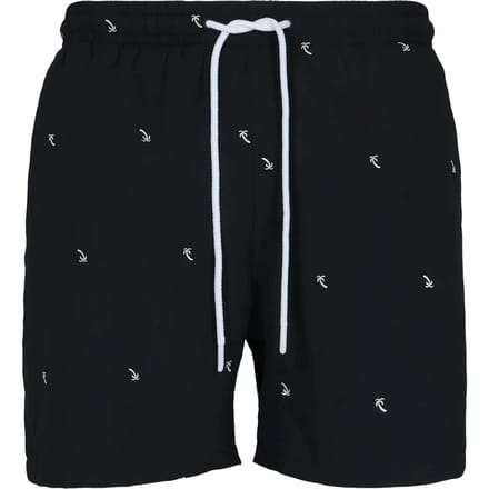 Urban Classics - Embroidery Zwemshorts - M - Zwart