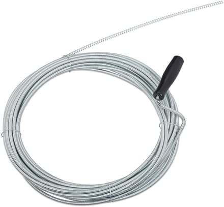 ontstoppingsveer - 10 m - rioolveer - gootsteenontstopper - Ø 5mm - zilver