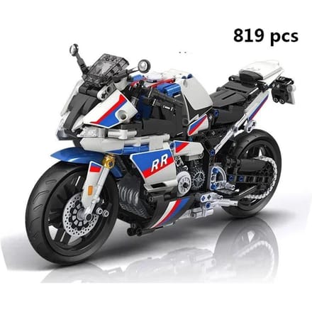 Techniek Motorfiets Model Assemblage Blokken Moto Racen Motorfiets Stadsvoertuig Sets Off Road MOC Kits Kinderen Bouwspeelgoed