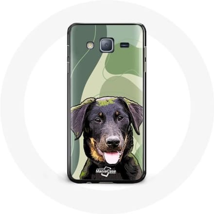 Coque - Beauceron - Samsung Galaxy J3 2016 - Souple - Noir - Protection noir