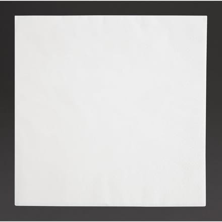 Fiesta Recyclable 3-laags dinerservetten 1/4 vouw wit 400mm (1000 stuks)