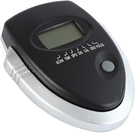 Hometrainer fietsmonitor met LCD-scherm, snelheidsmeter, hometrainer meter, zwart