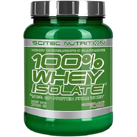 Scitec Nutrition® - 100% Whey Isolate (700 gram - Salted Caramel) - Caramel-zeezout - 28 eiwitshakes - whey protein isolate - whey isolaat - poeder