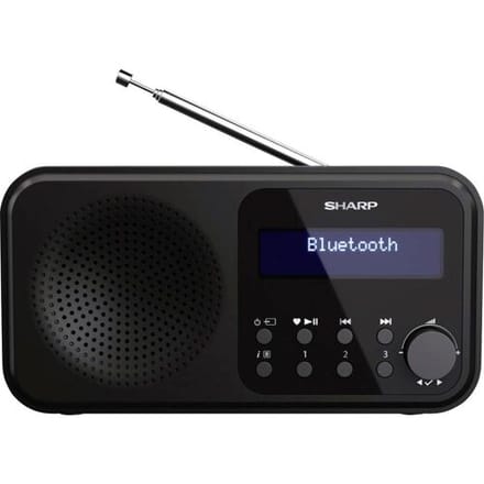 Sharp Tokyo DR-P420 Portable Digital Radio USB or Battery Powered - DAB/DAB+/FM - Mono