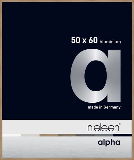 Nielsen Alpha Aluminium Wissellijst Oak 50x60cm