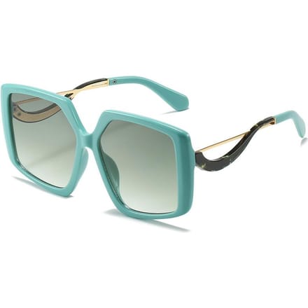 Luxe Vierkante Zonnebril Dames Merk Designer Zonnebril Dames Groot Retro Zwart Bril other