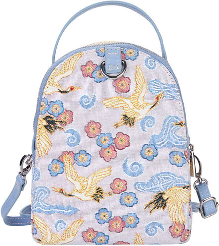 Signare Mini Backpack - Schoudertas - Japanese Crane - Japanse Kraanvogel