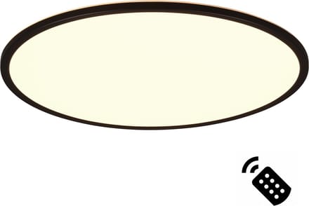 REALITY SCOTT - Plafondlamp - Zwart mat - incl. 1x SMD 30 W - Zwenkbaar