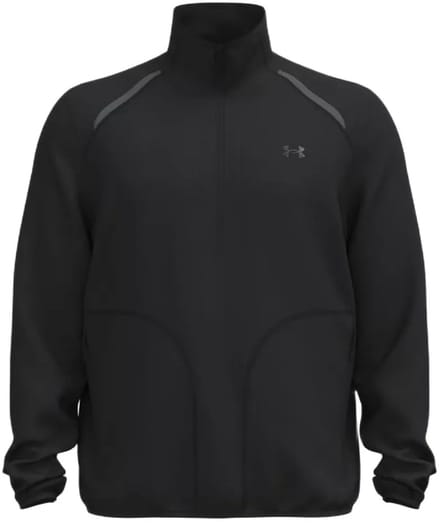 Under Armour Unstoppable Fleece Sweatshirt Met Halve Rits Zwart S Man